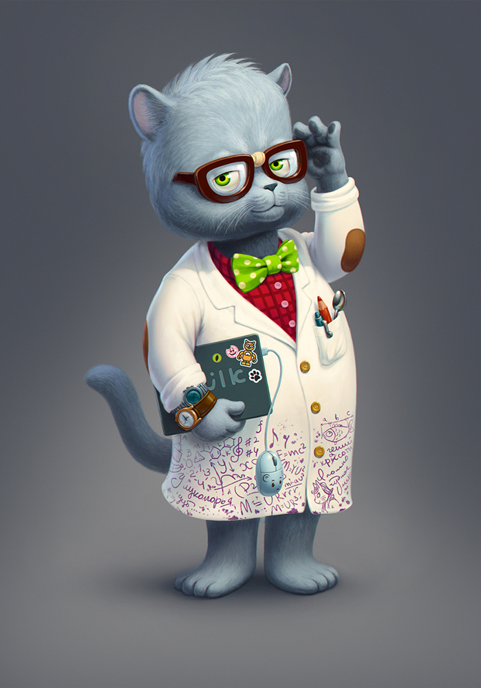 Учёный кот
