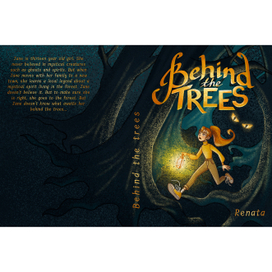 Обложка книги "Behind the trees"