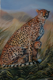 картина гепард