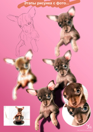 Этапы рис. с заданного фото...