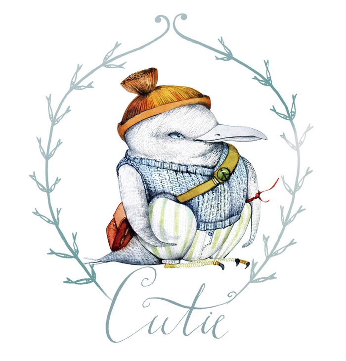 Пингвин в шапке