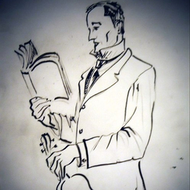 иллюстрации. скрипач.