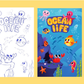 Иллюстрация для игры "ocean life"