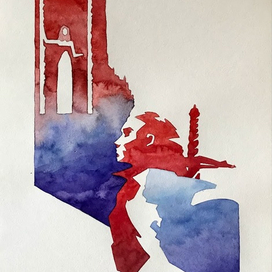 Иллюстрация к "Последнему желанию" из цикла "Ведьмак"