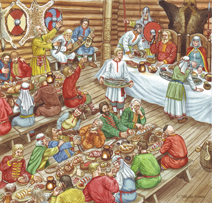Княжеский пир.