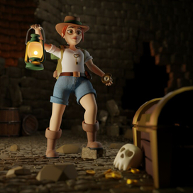 Treasure Huntress | Blender