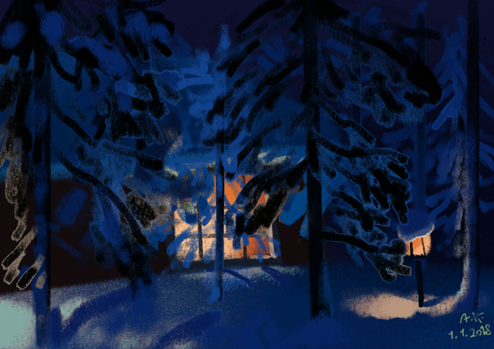 Домик в лесу