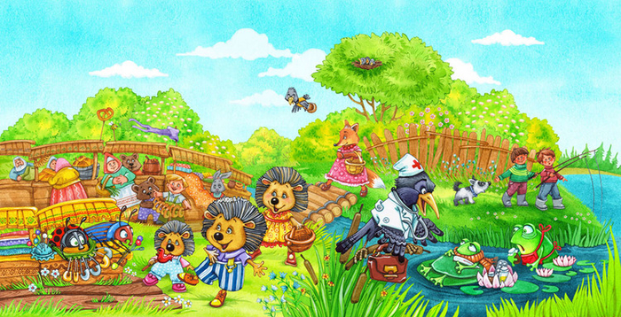иллюстрация для детской книги