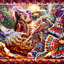 Танцы под солнцем Испанским(стилизация)