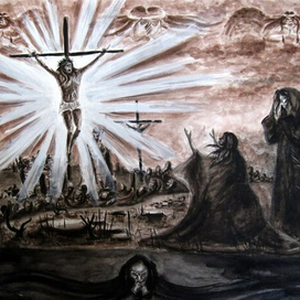 Распятие Христа Иллюстрация 