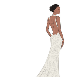 lady in white ( fashion  glamor illustration girl woman люди человек женщина фэшн иллюстрация девушка гламур )