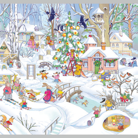 Сказочный лес. Зима.