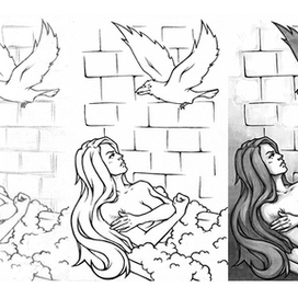 Поэтапка иллюстрации