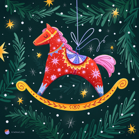 New Year's horse