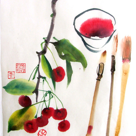 вишни и вино