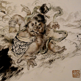 Иллюстрация к китайской сказке