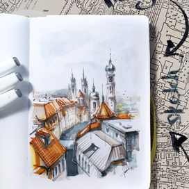 Прага скетч