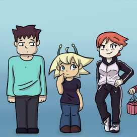 Борис, Ирис, Аня, Татьяна