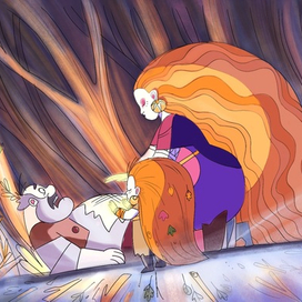 Сцена из Wolfwalkers 