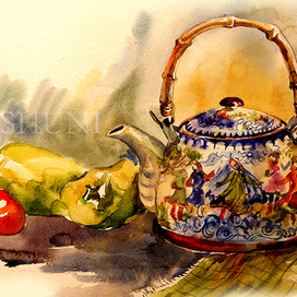 Любимый чайничек..