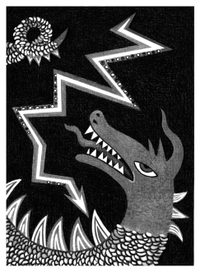 иллюстрация к книге В. Яговдика «Синий колодец». 2012