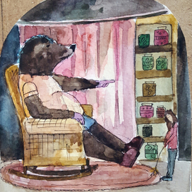 иллюстрация к дюймовочке