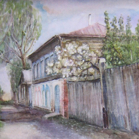 цветущая вишня