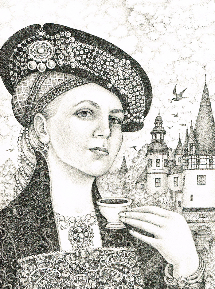 Аглая, любительница жемчуга и кофе 