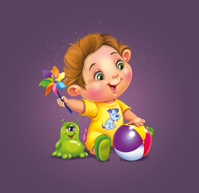 Малыш играет