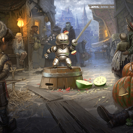 На рыночной площади