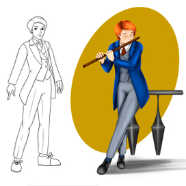 Персонаж музыкант