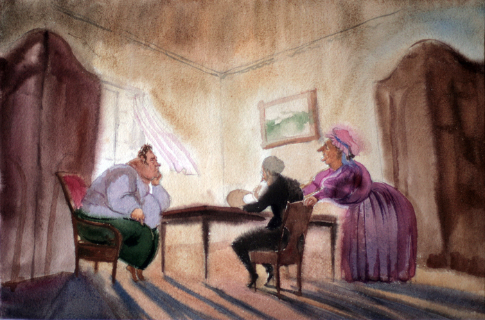 Иван Никифорович и "приказная чернильница"-юрист