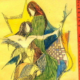 Обложка для диска с рукописным шрифтом (вариант 1)