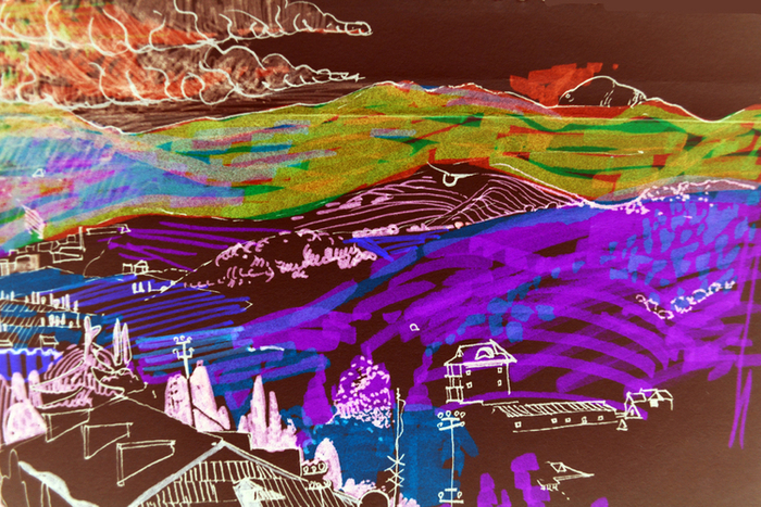 Алушта. Чайка летит