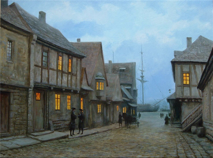 Утро в Бристольской гавани