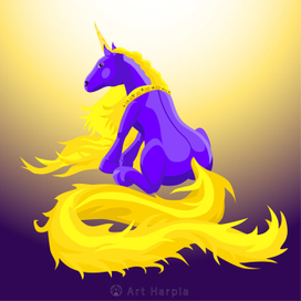 purple unicorn