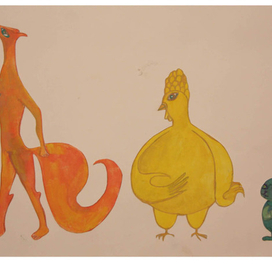 персонажи к стихотворению уолтера де ла мера "песня сна"