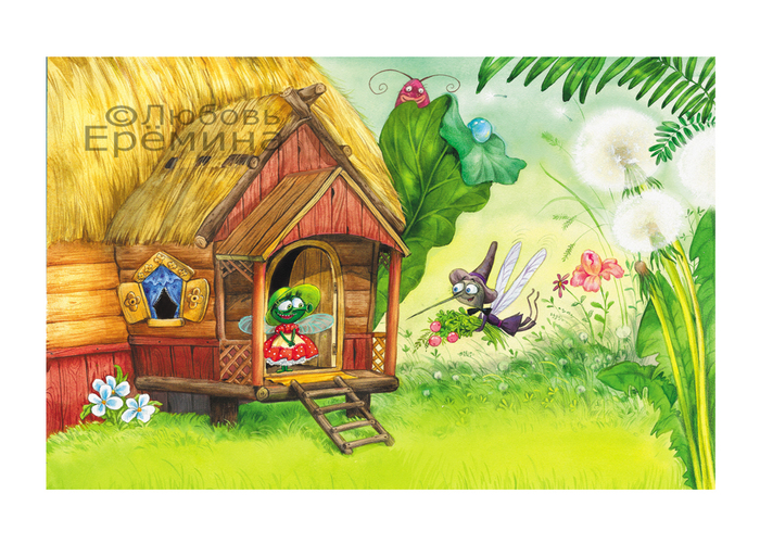 Иллюстрация к сказке "Теремок"