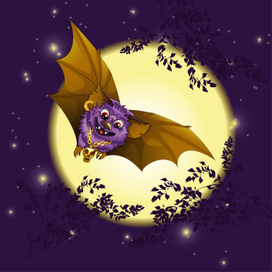 Хеллоуин. Персонаж: летучая мышь