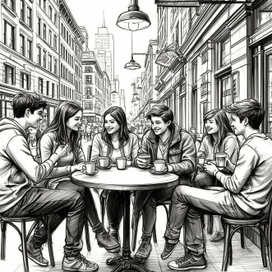 уличное кафе