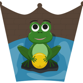 Иллюстрация к сказке Король Лягушонок