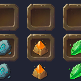 Иконки. игровая иллюстрация