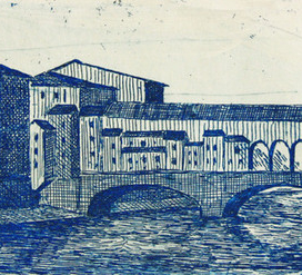 Италия. Мост Понте Веккьо.