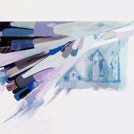 Над городом грустным...