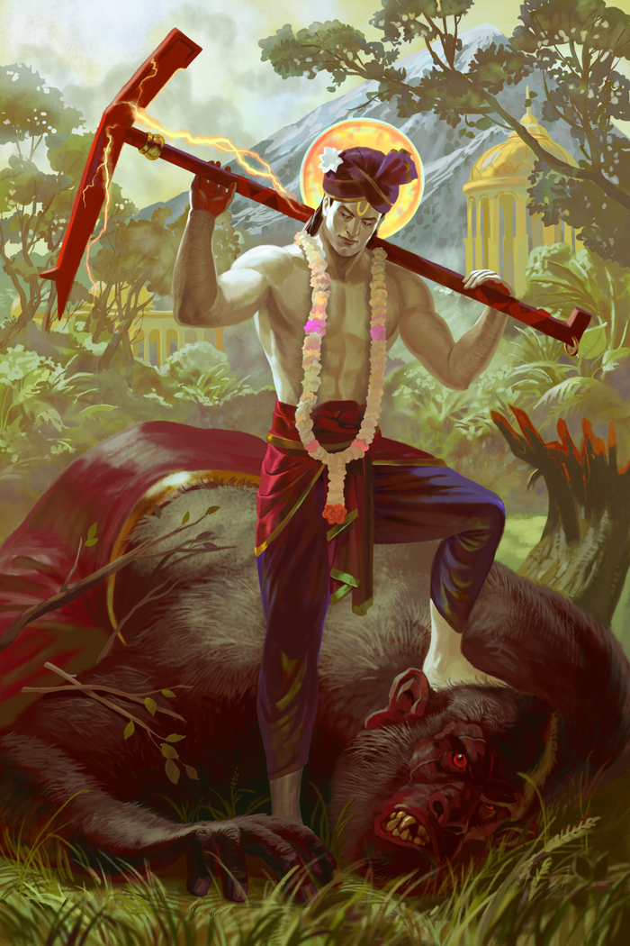 Господь Баларама и Двивида