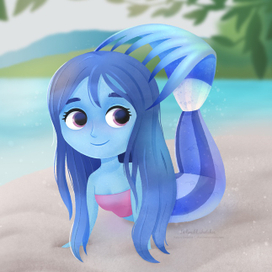 Голубая русалка
