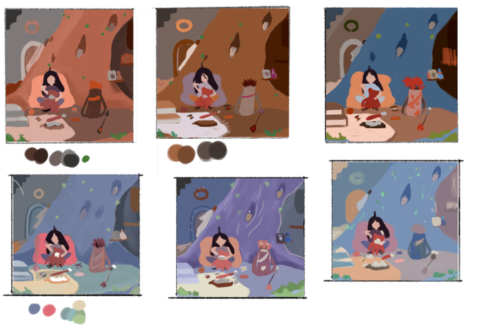 color options for illustration
