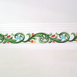 Росписной фриз