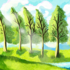 Красочный пейзаж