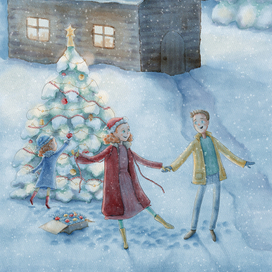 Новогодняя открытка